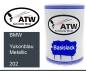 Preview: BMW, Yukonblau Metallic, 202: 500ml Lackdose, von ATW Autoteile West.